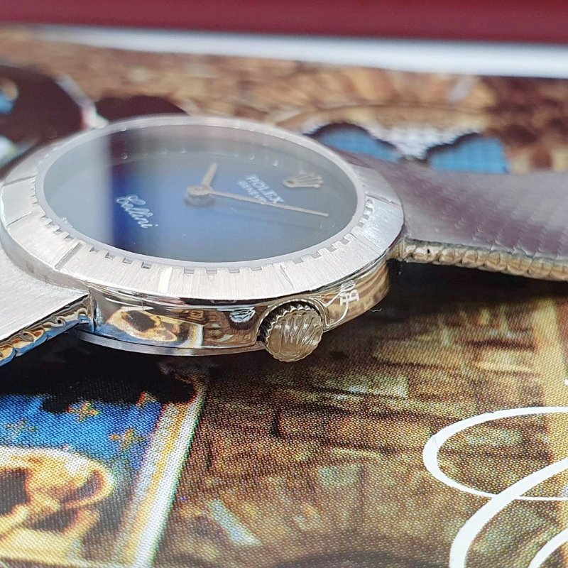 【大眾名錶】 Rolex勞力士 4081 Cellini 漸層藍 台灣AD 427萬字頭 錶徑25mm 大眾名錶G225-5