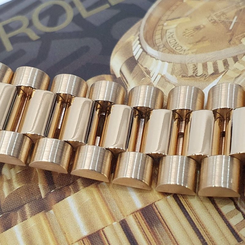 【大眾名錶】ROLEX勞力士 18038 Day-Date 蠔式日誌 18K金 6.9T鑽面 錶徑36 大眾名錶G226-6