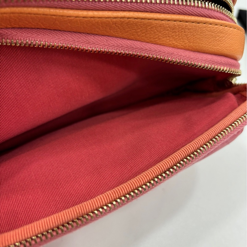 Chanel香奈兒 拼色二合一相機包 29開-6