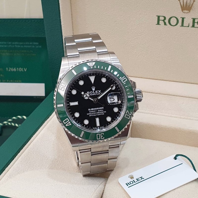 【大眾名錶】ROLEX 勞力士 126610LV Submariner 2021/04全配件 黑面 大眾名錶B1233-1
