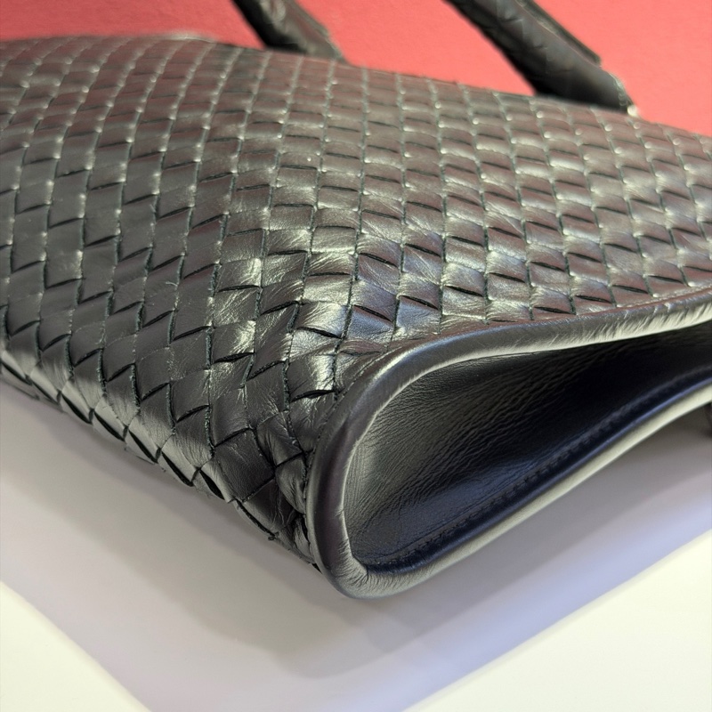 葆蝶家/Bottega Veneta 黑色 無肩帶 羊皮 長 40 x 寬 5 x 高 30 cm🈚附件-5