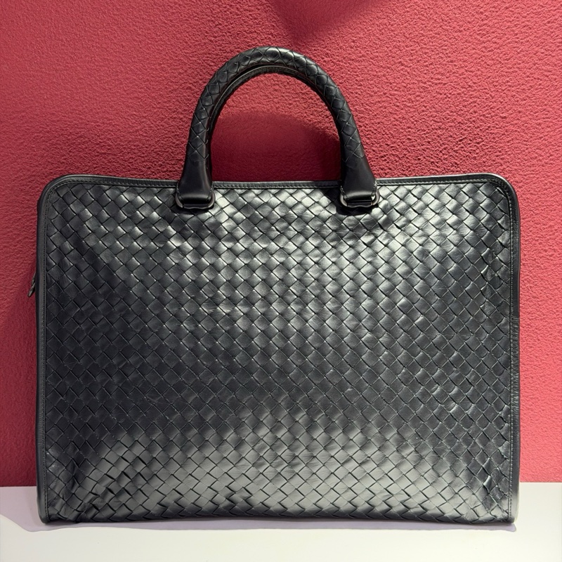 葆蝶家/Bottega Veneta 黑色 無肩帶 羊皮 長 40 x 寬 5 x 高 30 cm🈚附件-6
