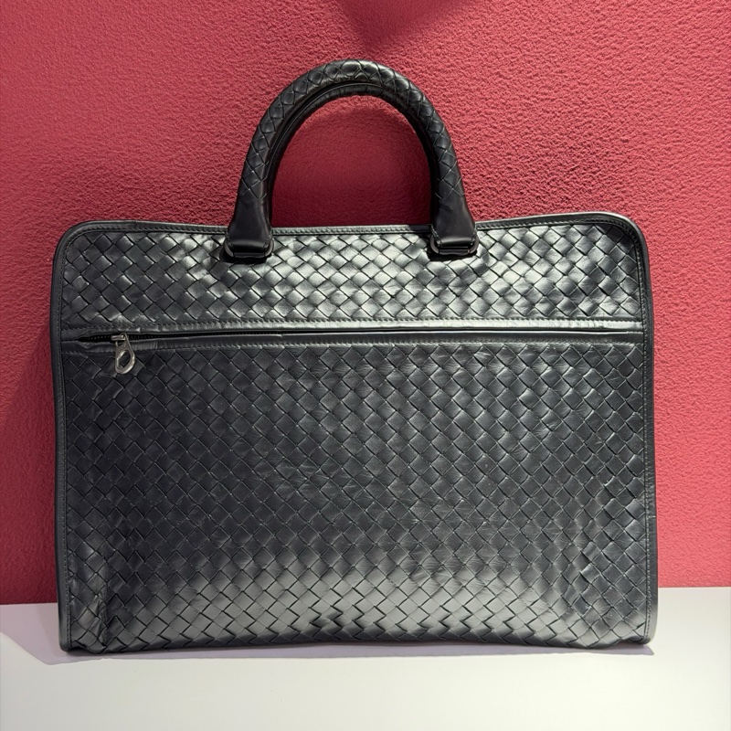 葆蝶家/Bottega Veneta 黑色 無肩帶 羊皮 長 40 x 寬 5 x 高 30 cm🈚附件-7