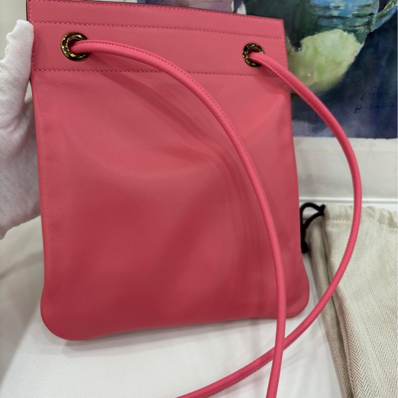 Hermes 愛馬仕 Aline mini銀扣 Ag粉 C刻 袁詠儀同款 有購證尺寸19*2*23-1