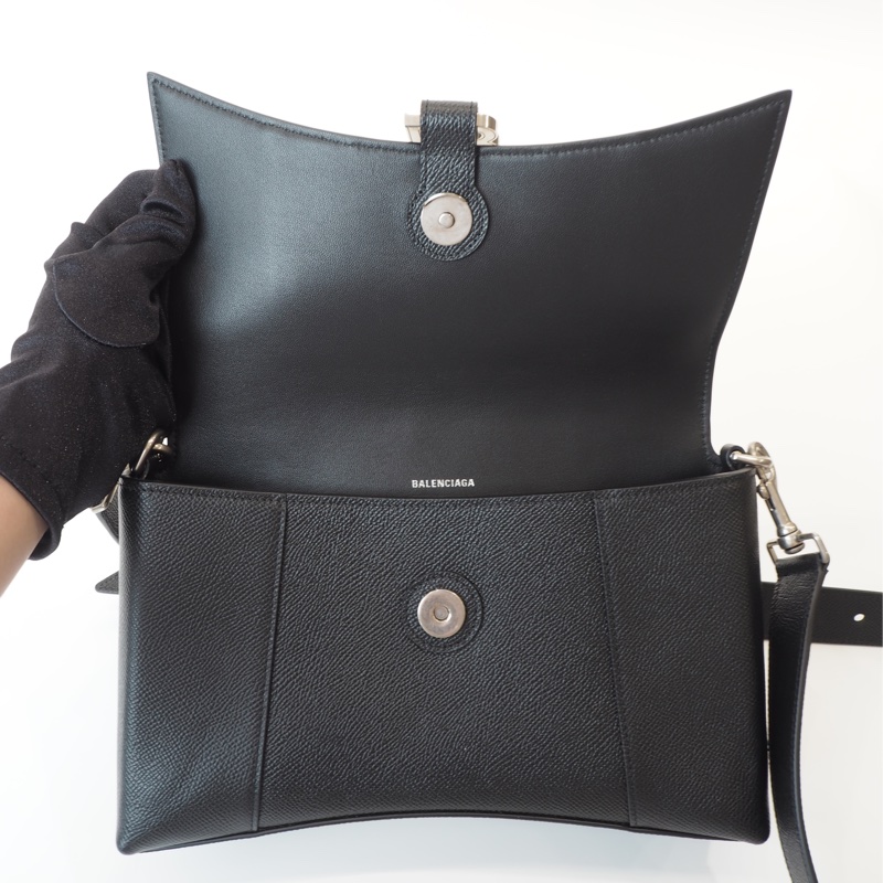 Balenciaga 黑銀 Downtown中號-4