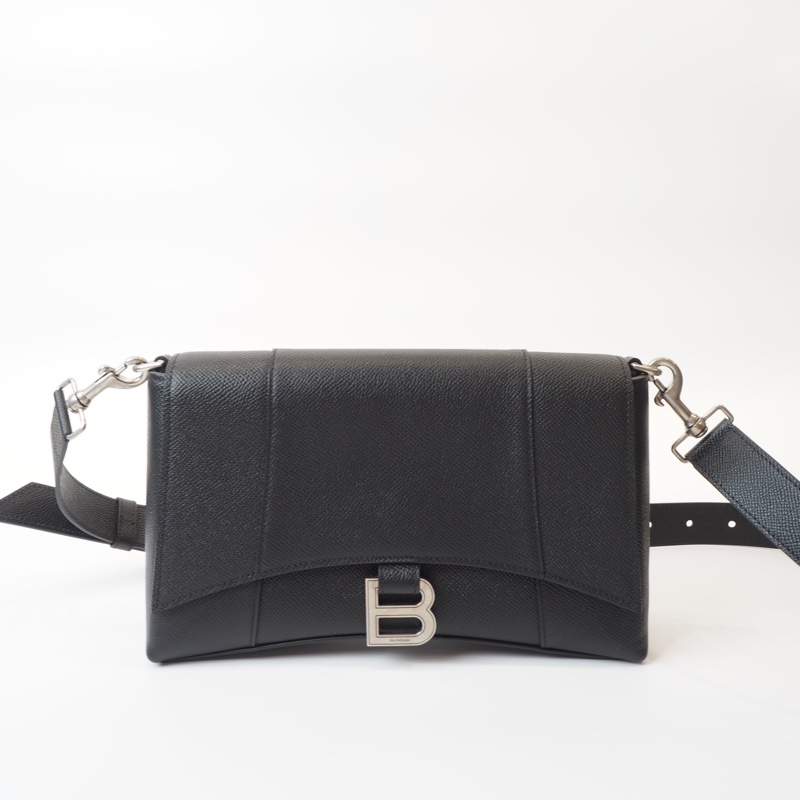 Balenciaga 黑銀 Downtown中號-5