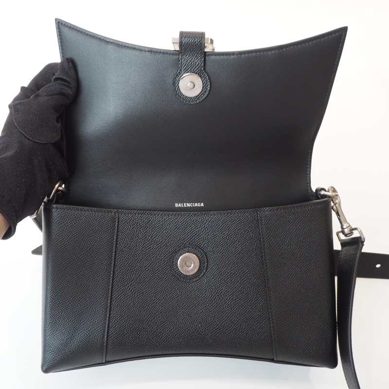 Balenciaga 黑銀 Downtown中號-14