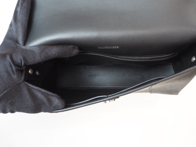 Balenciaga 黑銀 Downtown中號-18