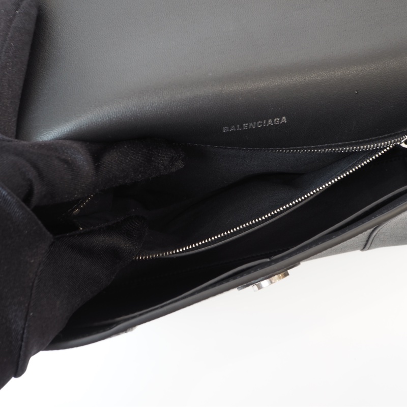 Balenciaga 黑銀 Downtown中號-19