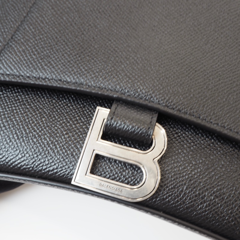 Balenciaga 黑銀 Downtown中號-20
