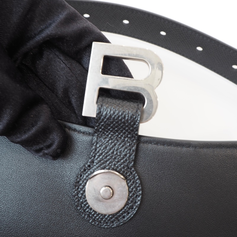 Balenciaga 黑銀 Downtown中號-21