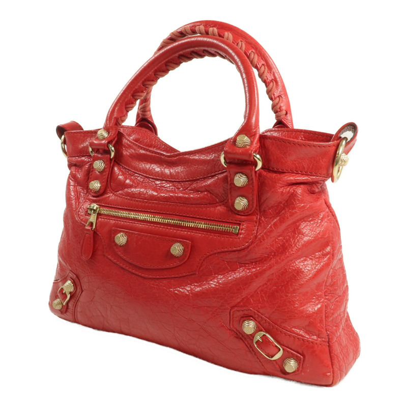 BALENCIAGA 牛皮皮革City Town金扣手挽肩背兩用袋-2