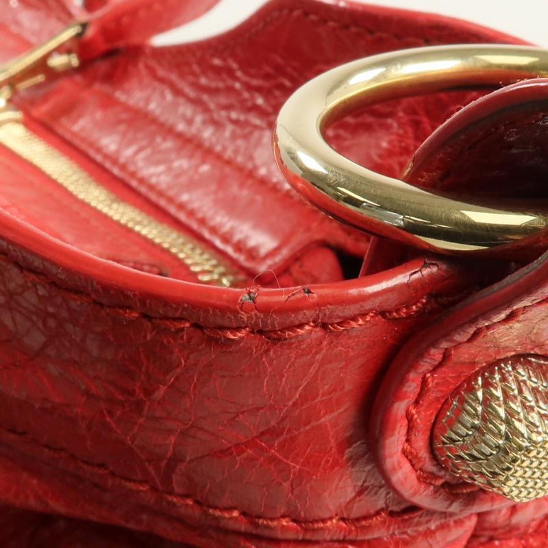 BALENCIAGA 牛皮皮革City Town金扣手挽肩背兩用袋-13