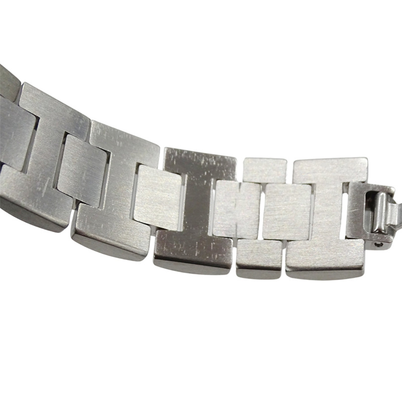 卡地亞 Pasha Grid Date 自動男士腕錶,不鏽鋼 (SS) W31040H3,銀色,透底錶背,拋光。-15