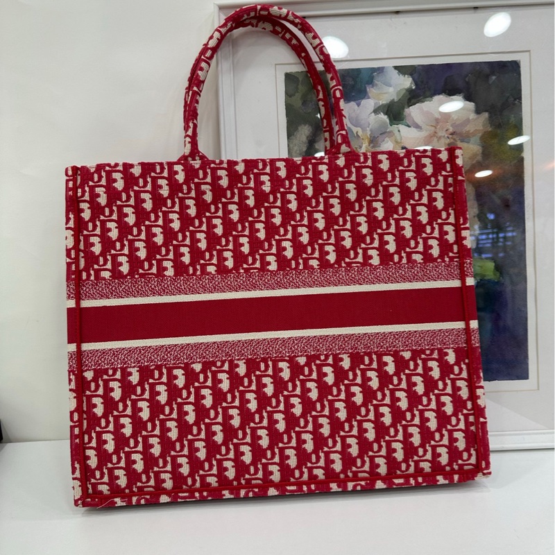 DIOR迪奧 BookTote 大號托特包 閒置 未使用過 21年編碼-2