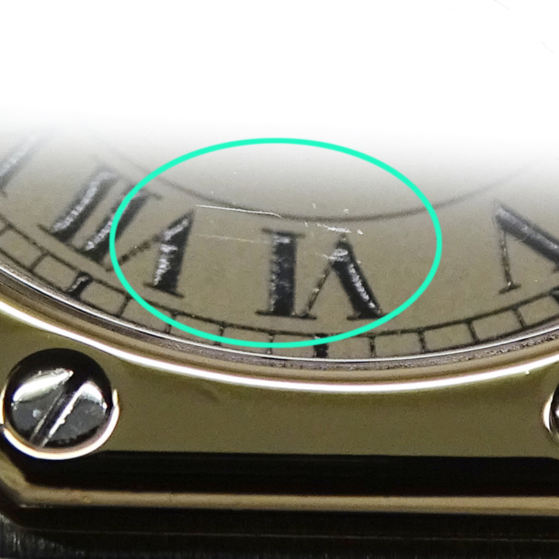 卡地亞女士腕錶，Santos Octagon SM，日期顯示，石英機芯，不鏽鋼（SS）和黃金（YG），W2001683，組合，拋光。-13