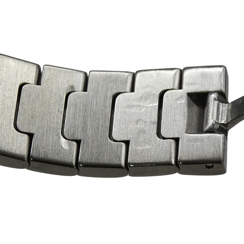 卡地亞男士腕錶，Santos Galbee LM，日期顯示，石英機芯，不鏽鋼（SS），W20018D6，銀色/象牙色，拋光。-9