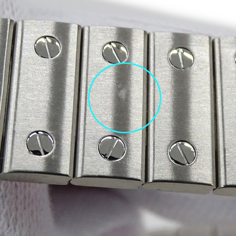 卡地亞男士腕錶，Santos Galbee LM，日期顯示，石英機芯，不鏽鋼（SS），W20018D6，銀色/象牙色，拋光。-11