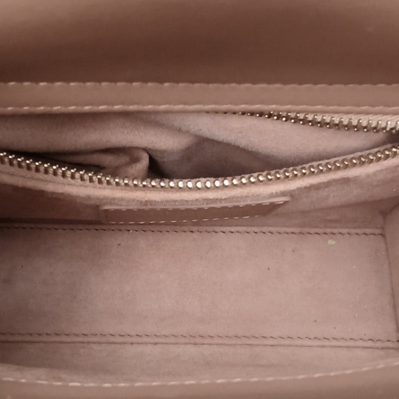 DIOR LadyDior戴妃包三格豆沙粉牛皮粉扣2022-5