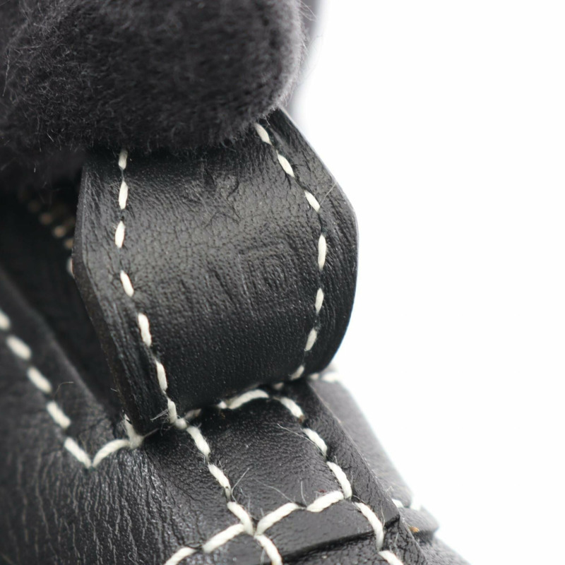 愛馬仕 Bolide Pouch MM 手提包，皮革，Veau Swift，黑色。-4