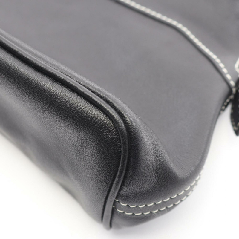 愛馬仕 Bolide Pouch MM 手提包，皮革，Veau Swift，黑色。-6