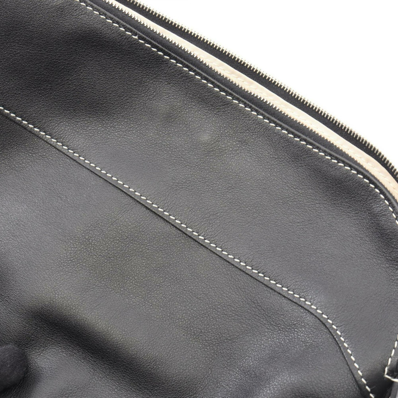 愛馬仕 Bolide Pouch MM 手提包，皮革，Veau Swift，黑色。-8