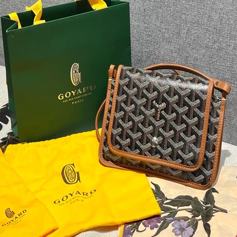 Goyard 狗牙 PLUMET 信封包 棕色 全新全配