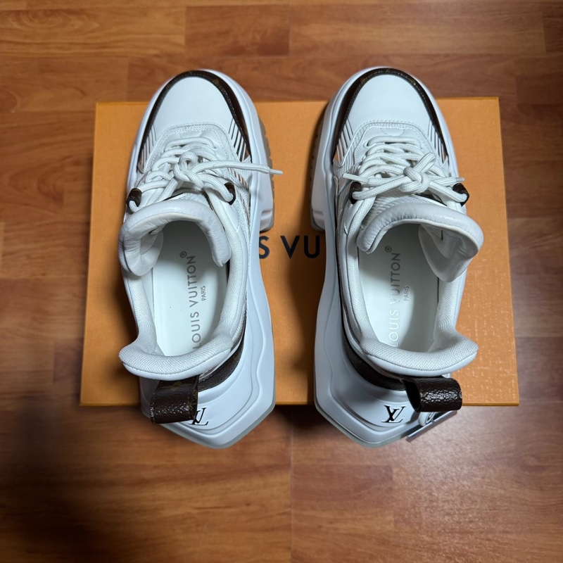 LV路易威登 Archlight拱橋鞋2.0 Lv休閒鞋 白棕色 36.5碼-4