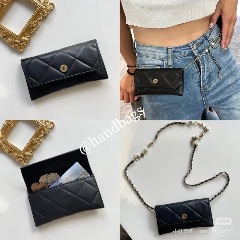 【CHANEL香奈兒 】A71447經典編織皮穿鍊金框太陽眼鏡(茶色) +眼鏡鏈-8