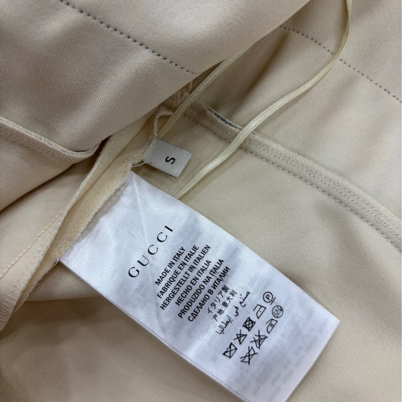 GUCCI 古馳 撞色蝴蝶結無袖連身裙 S碼-4