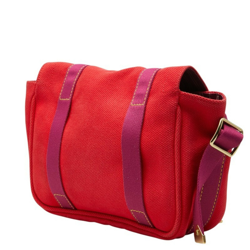 路易威登 Antigua Busas PM 斜背單肩包 M40040 紅色帆布 女士 LOUIS VUITTON-1