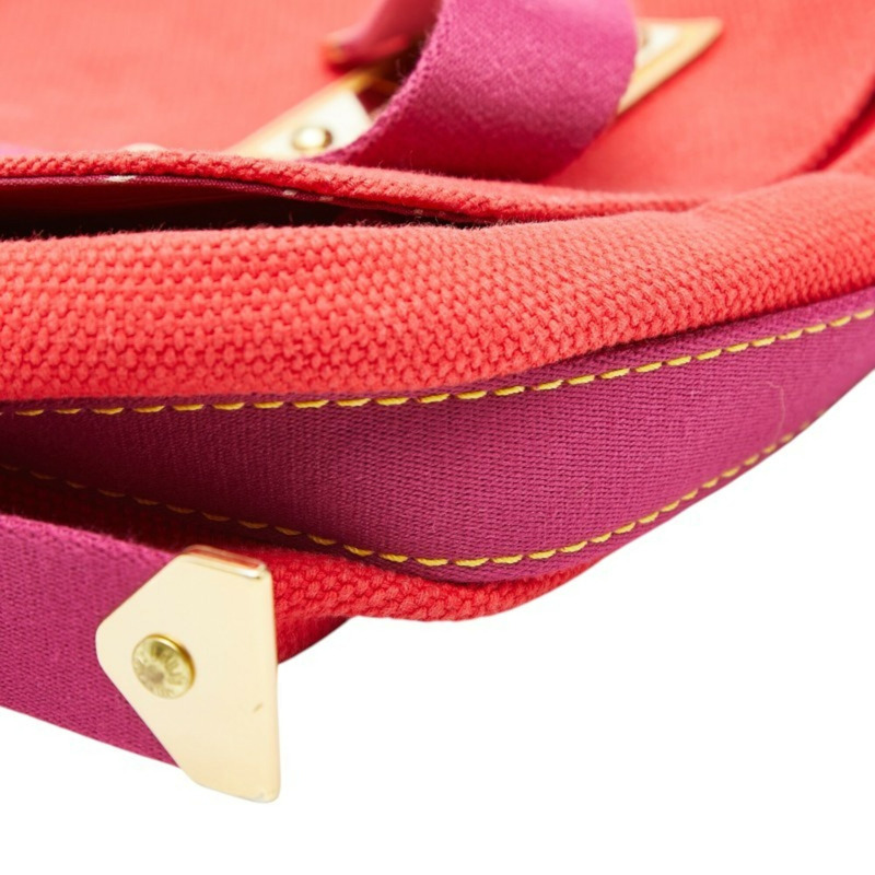 路易威登 Antigua Busas PM 斜背單肩包 M40040 紅色帆布 女士 LOUIS VUITTON-3