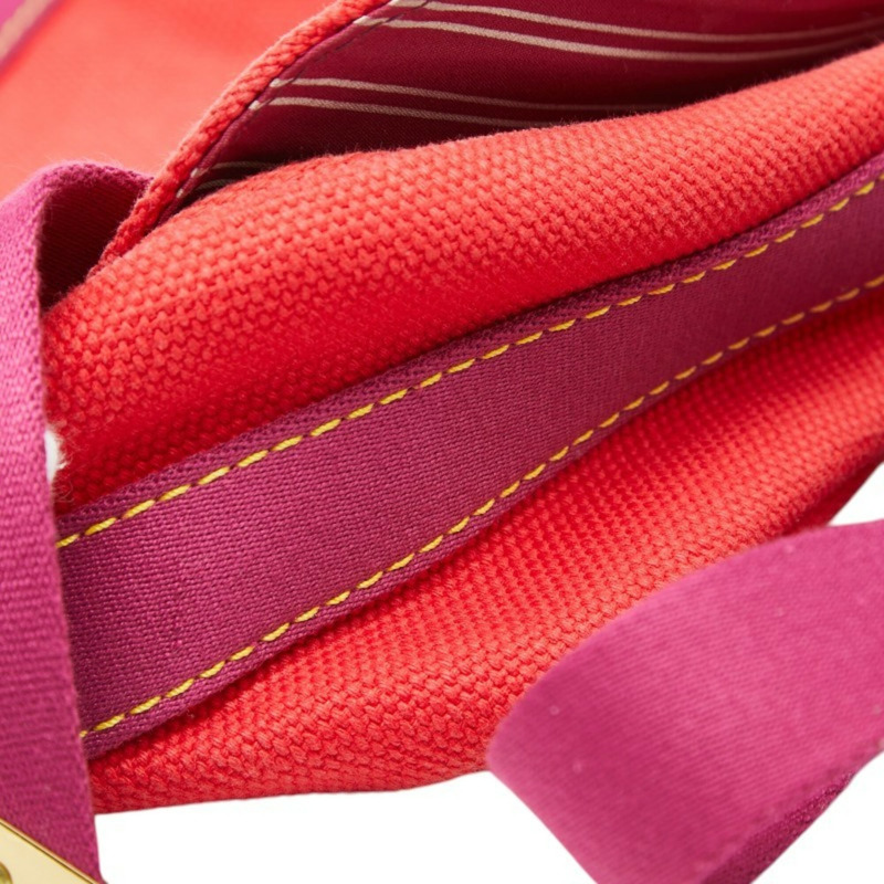 路易威登 Antigua Busas PM 斜背單肩包 M40040 紅色帆布 女士 LOUIS VUITTON-4