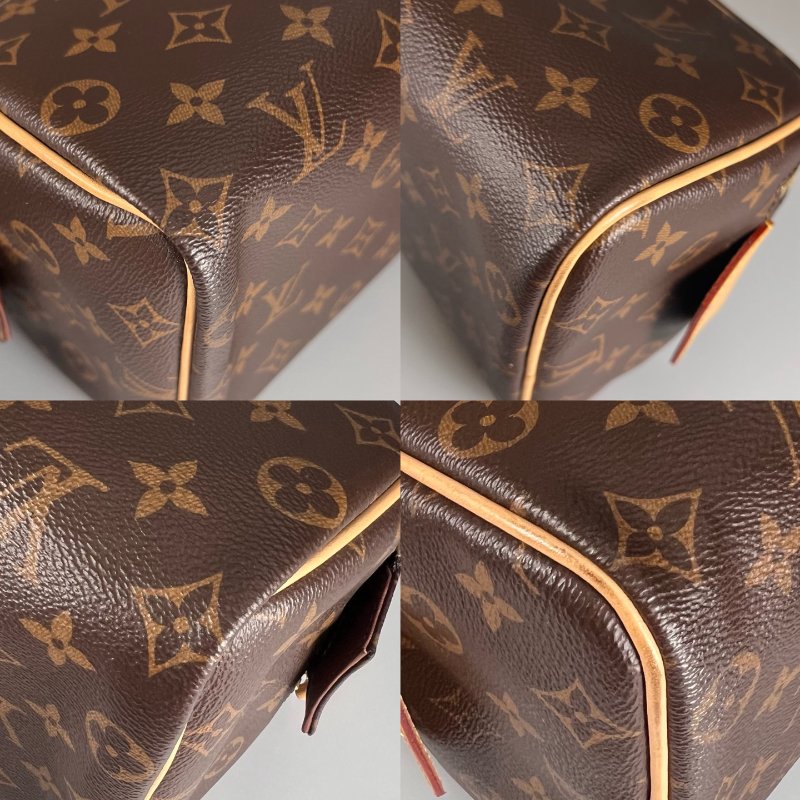 LV M44494/晶片款 老花手拿盥洗包-9