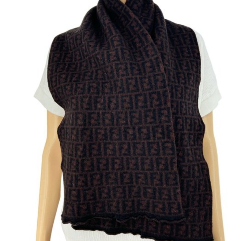 FENDI小老花圍巾-0