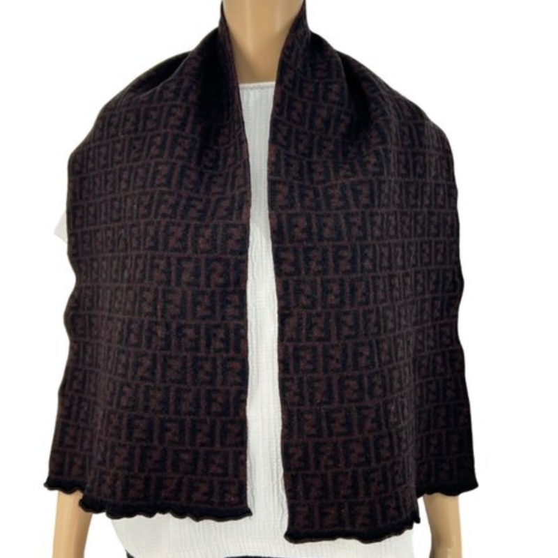 FENDI小老花圍巾-1