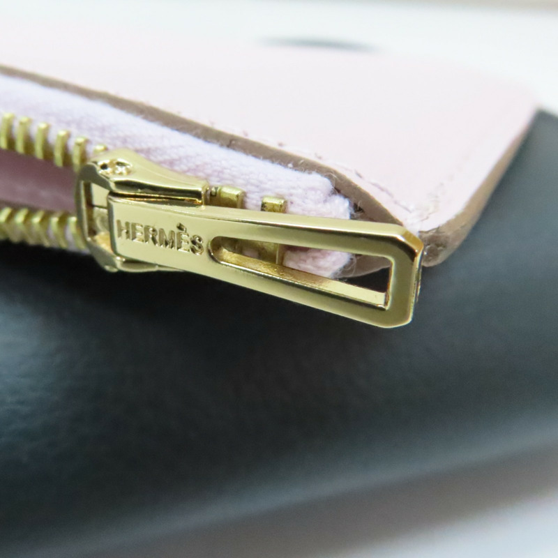 盧梭綠 Evercolor牛皮 Constance Slim 扣式 短夾 U刻 金釦【HERMES 愛馬仕】-11