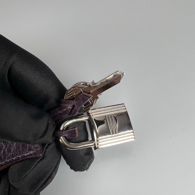 HERMES T刻 海葵紫BOLIDE 35 包-6