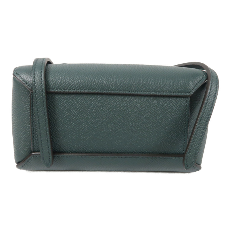 CELINE 牛皮皮革Pico Belt Bag金扣手挽肩背兩用袋-3