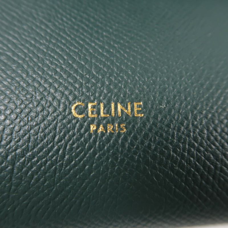 CELINE 牛皮皮革Pico Belt Bag金扣手挽肩背兩用袋-5
