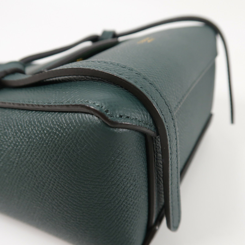 CELINE 牛皮皮革Pico Belt Bag金扣手挽肩背兩用袋-10