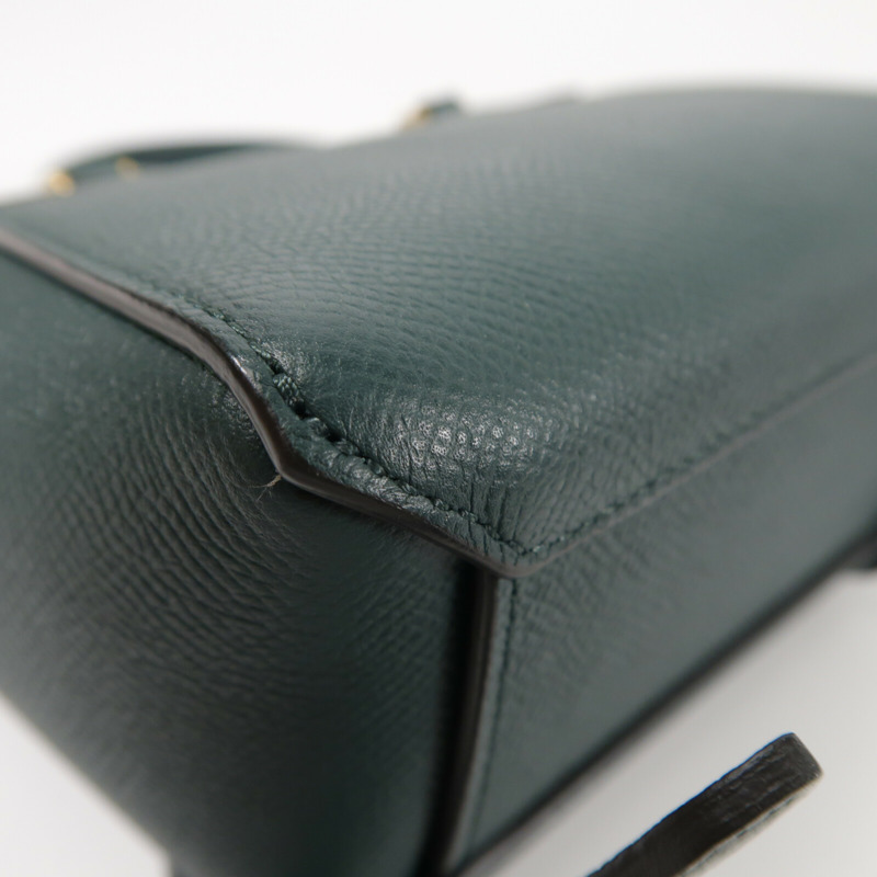 CELINE 牛皮皮革Pico Belt Bag金扣手挽肩背兩用袋-12