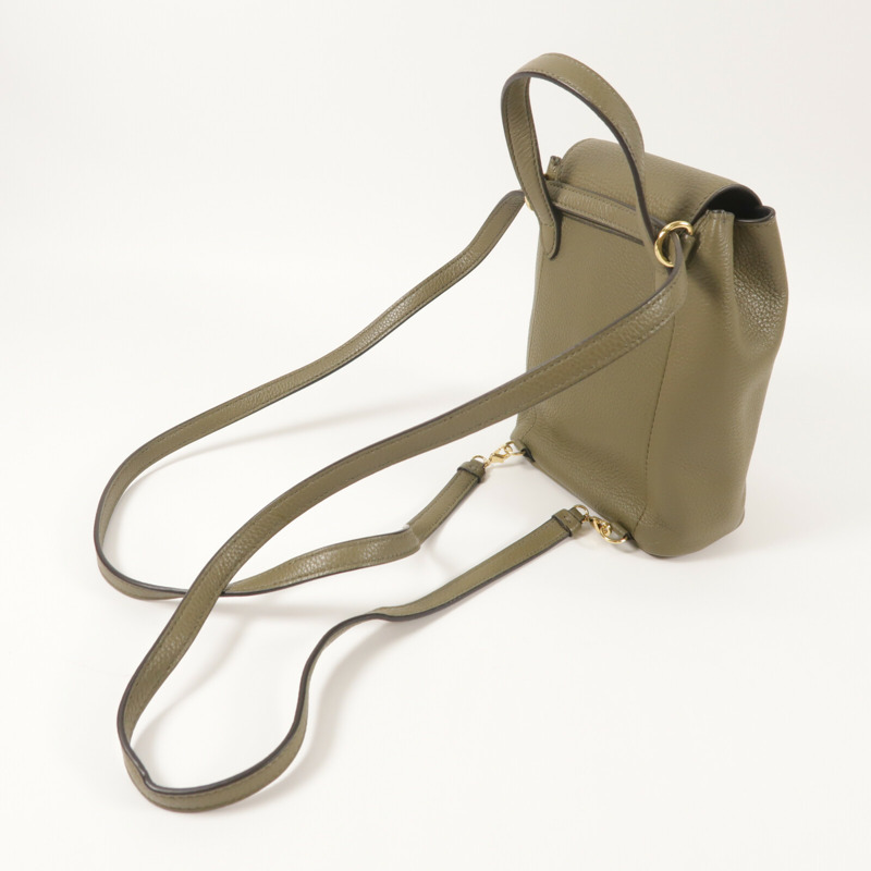 Salvatore Ferragamo 牛皮皮革Gancini金扣背包-6