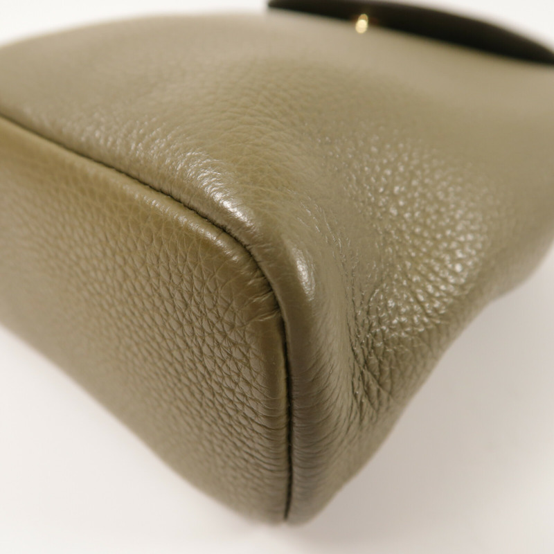 Salvatore Ferragamo 牛皮皮革Gancini金扣背包-10