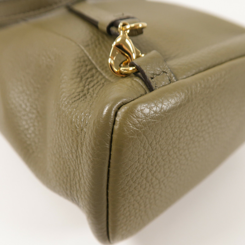 Salvatore Ferragamo 牛皮皮革Gancini金扣背包-11