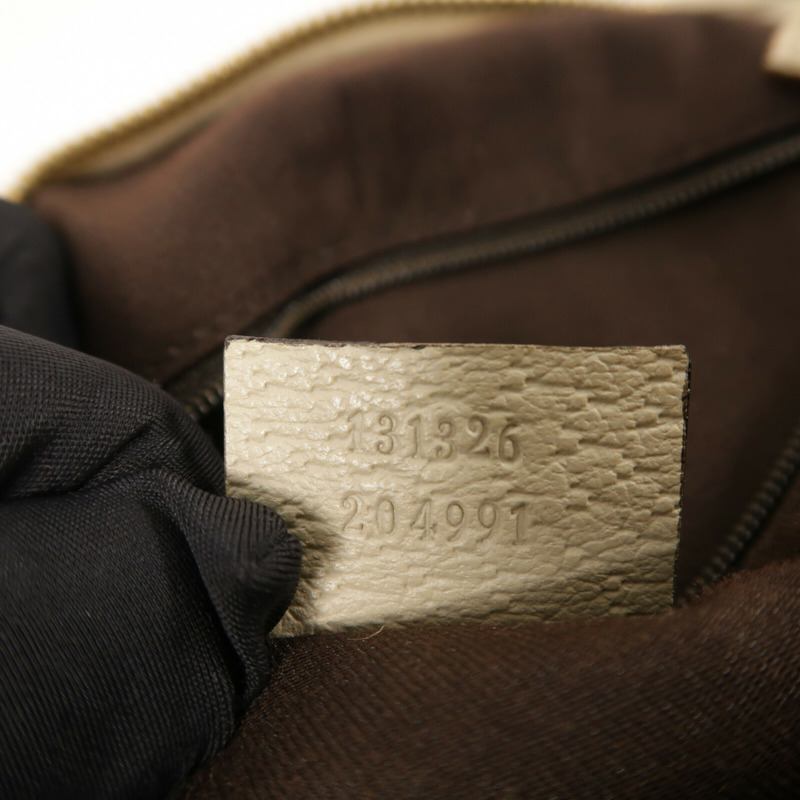 GUCCI 帆布Shoulder Bag金扣肩背袋-6