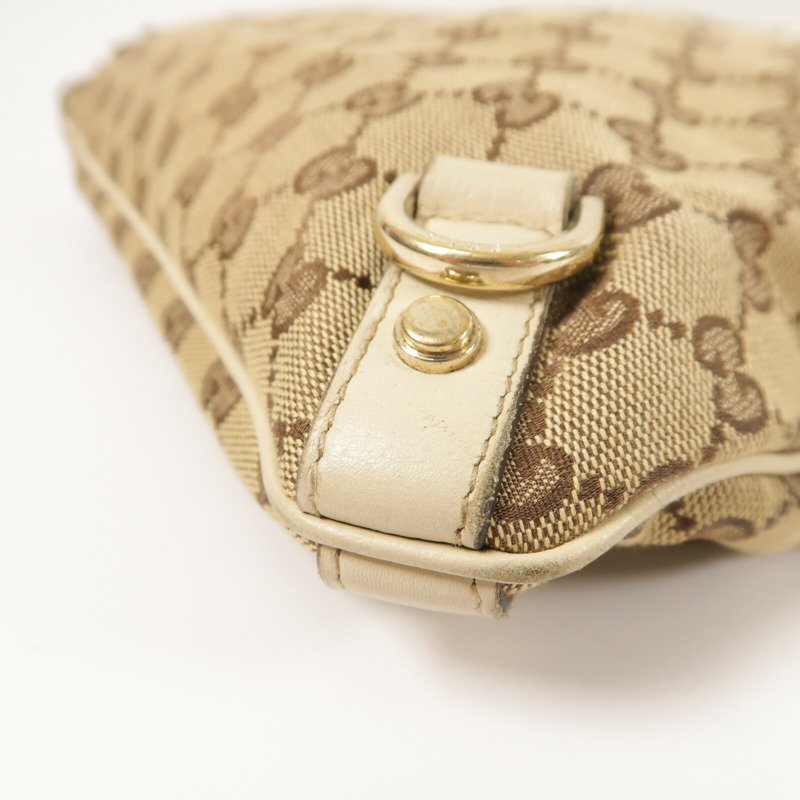 GUCCI 帆布Shoulder Bag金扣肩背袋-10