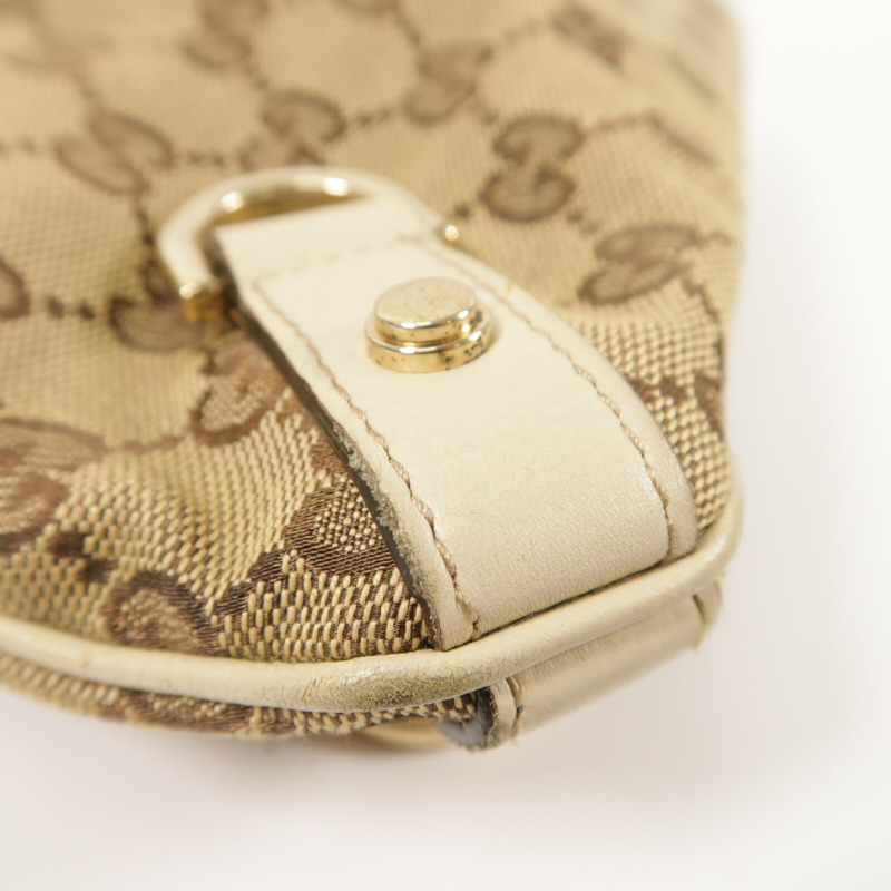 GUCCI 帆布Shoulder Bag金扣肩背袋-11