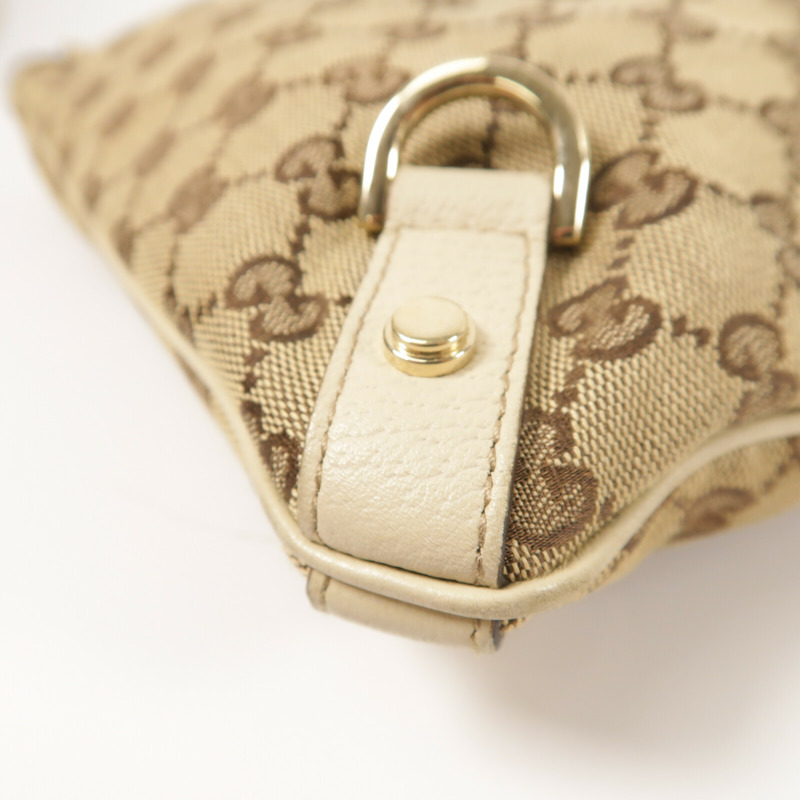 GUCCI 帆布Shoulder Bag金扣肩背袋-12