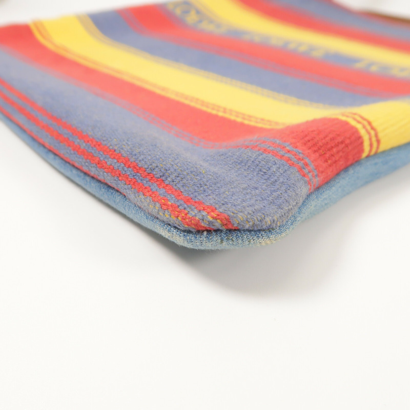 LOEWE 牛仔布/棉質Vertical Tote Strip手挽袋-10